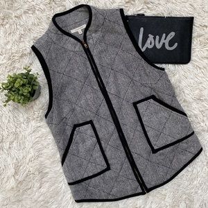 41 Hawthorn Herringbone Vest 💗 Black & White